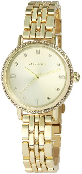 Excellanc Quarzuhr 1800248 mit Metallarmband, Similibesatz, günstig online kaufen
