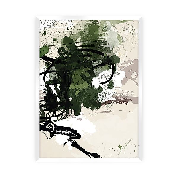 Poster Abstract II, 40 x 50 cm , Rahmen wählen: weiss günstig online kaufen