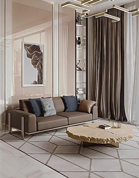 JVmoebel Sofa Dreisitzer Couch Polster Couchen Sofas Italienische Wohnzimme günstig online kaufen