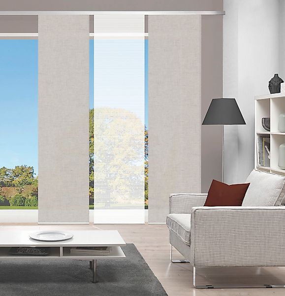 Vision S Schiebegardine "PIVE 3er SET" Paneelwagen 3 Stk. tlg. Schiebevorha günstig online kaufen