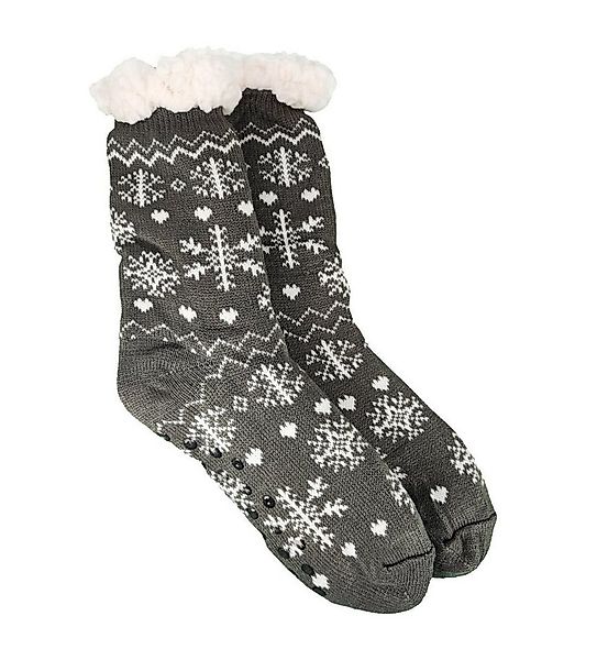 EloModa Kuschelsocken Hüttensocken Kuschelsocken Anti Rutsch Socke, Winter günstig online kaufen