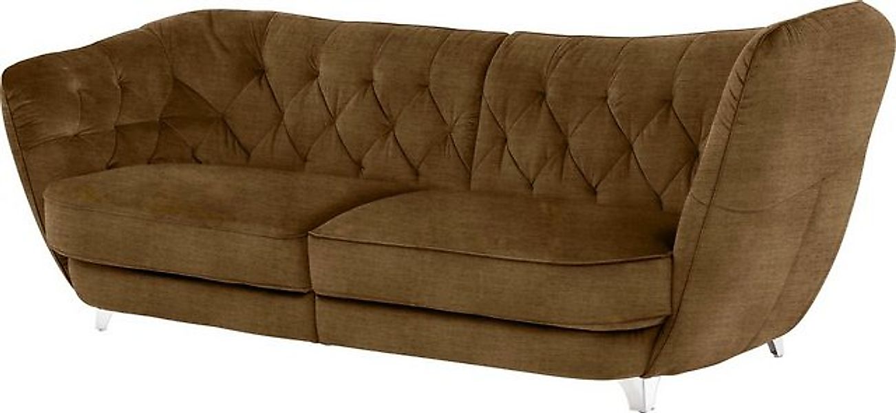 Leonique Big-Sofa Retro, stylischer Hochlehner günstig online kaufen