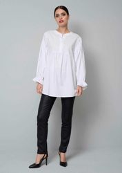 Alba Moda Schlupfbluse Popelinebluse mit Stehkragen günstig online kaufen