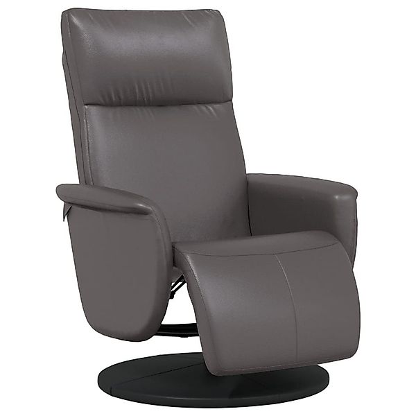 vidaXL Sessel Relaxsessel mit Fußteil Grau günstig online kaufen