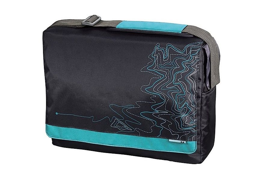 aha Laptoptasche Messenger Bag Lines Blau Notebook-Tasche 15-16", Laptop-Sl günstig online kaufen
