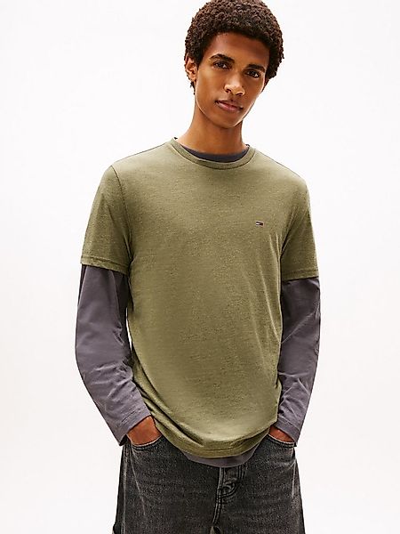 Tommy Jeans T-Shirt TJM XSLIM JASPE HTR TEE EXT Mit Rundhalsausschnitt günstig online kaufen