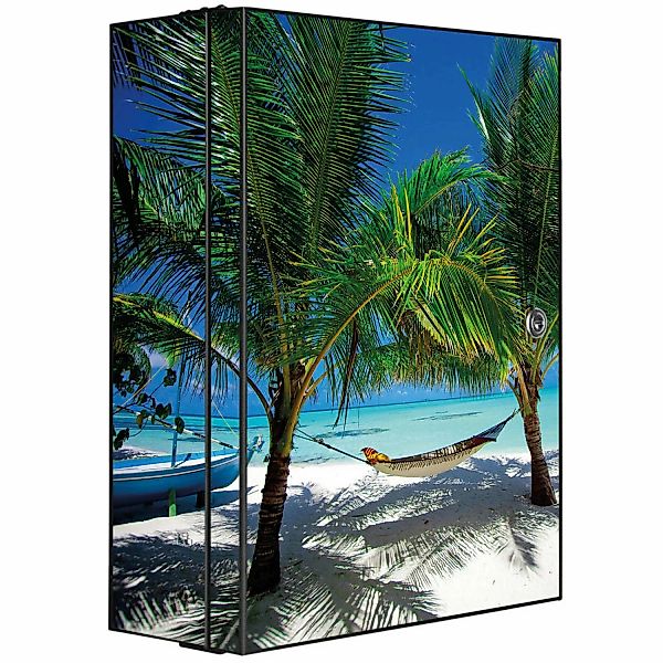 banjado Medizinschrank Stahl Strand (abschließbar, 3 günstig online kaufen