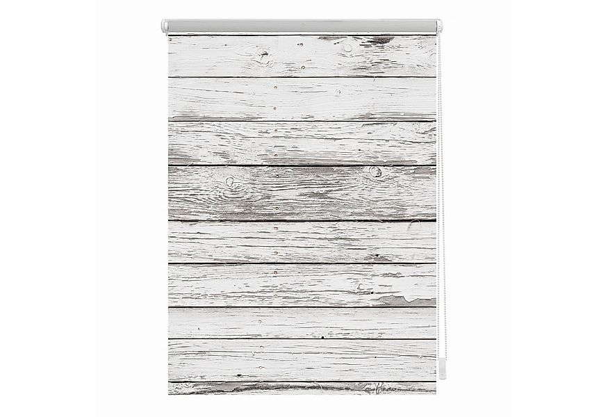Seitenzugrollo Klemmfix Motiv Bretter Vintage, LICHTBLICK ORIGINAL, Lichtsc günstig online kaufen