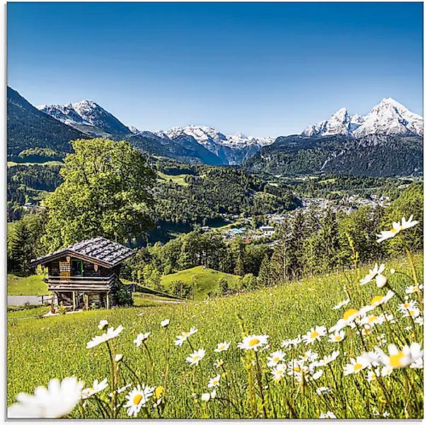 Artland Glasbild »Landschaft in den Bayerischen Alpen« Berge 1 Stk. tlg. in günstig online kaufen