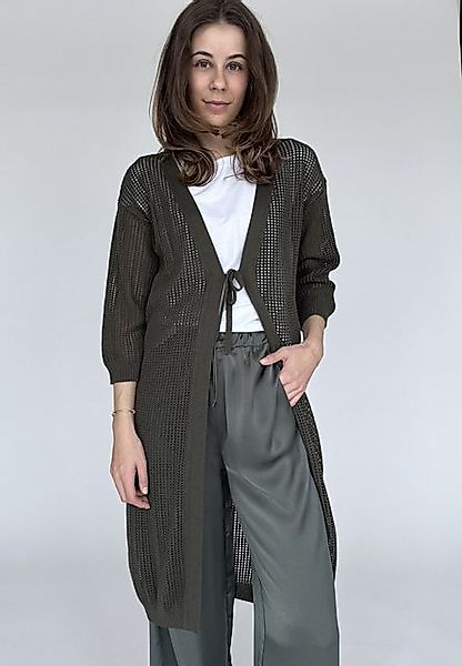 Zuckerwatte Ajourstrickjacke luftige Strickjacke in modischen Ajourstrick günstig online kaufen