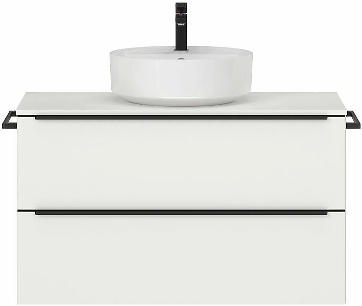 nobilia Badmöbel-Set "Alvene", (1 St., vormontiert, mit Soft-Close), in vie günstig online kaufen