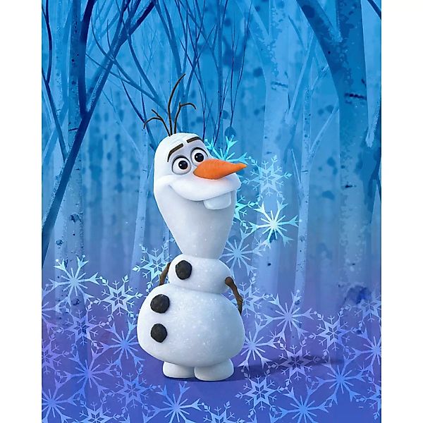 Komar Wandbild Frozen Olaf Crystal Disney B/L: ca. 40x50 cm günstig online kaufen