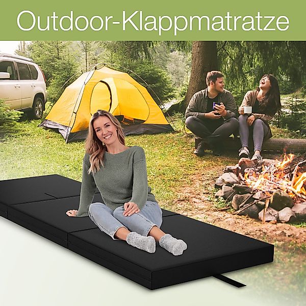 Klappmatratze wasserabweisend, 90x200cm, ELONEO, 8 cm günstig online kaufen