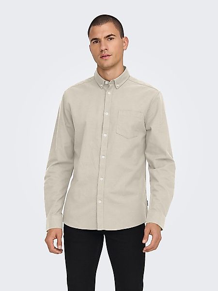 ONLY & SONS Langarmhemd ONSALVARO SLIM günstig online kaufen