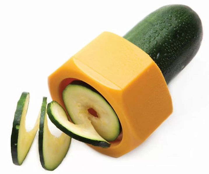 Gemüseschneider Cucumbo plastikmaterial orange / für Gurken und Zucchini - günstig online kaufen