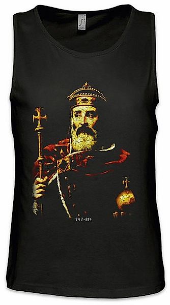 Urban Backwoods Tanktop Karl The Great Ärmelloses T-Shirt Der Große Kaiser günstig online kaufen
