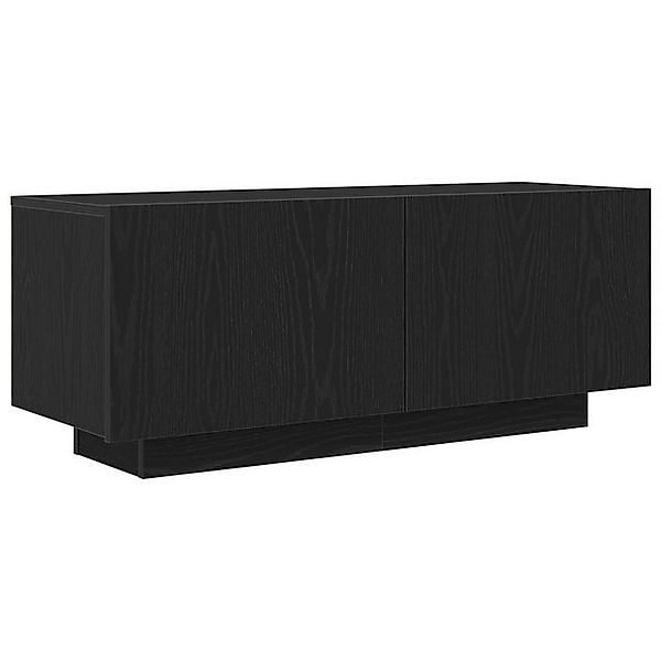 vidaXL TV-Schrank TV-Möbel Schwarz Eiche 100x35x40 cm Holzwerkstoff (1-St) günstig online kaufen