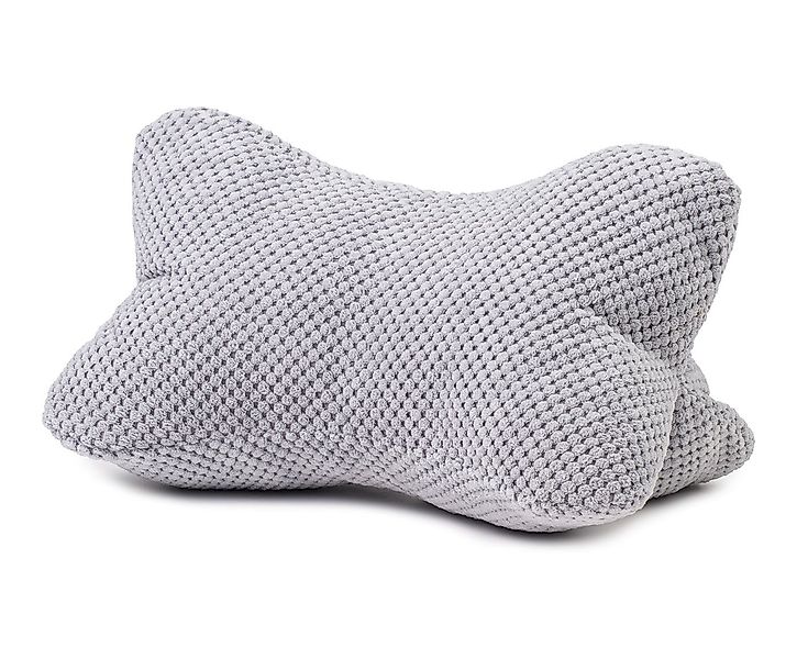 Wohndecke GÖZZE Lesekissen SVEN silber BL 40x25 cm silber, Gözze günstig online kaufen