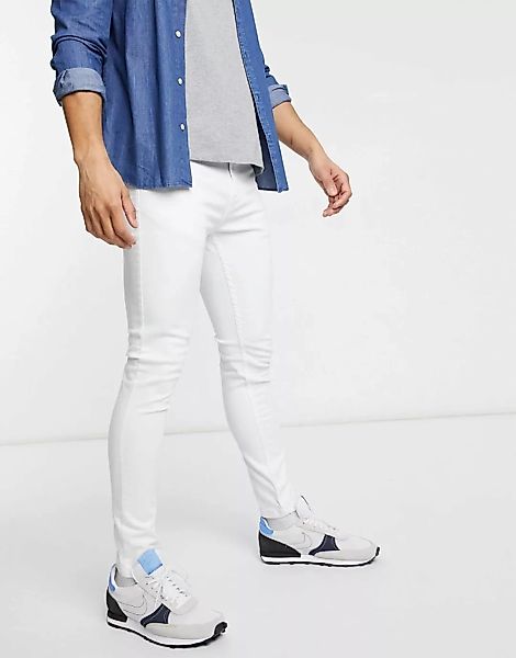 Brave Soul – Eng geschnittene Jeans in Weiß günstig online kaufen