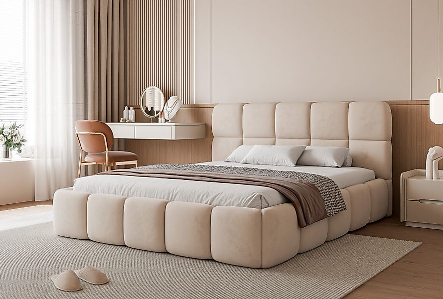 yourhouse24 Polsterbett Cloud Doppelbett Bettgestell Lattenrost günstig online kaufen