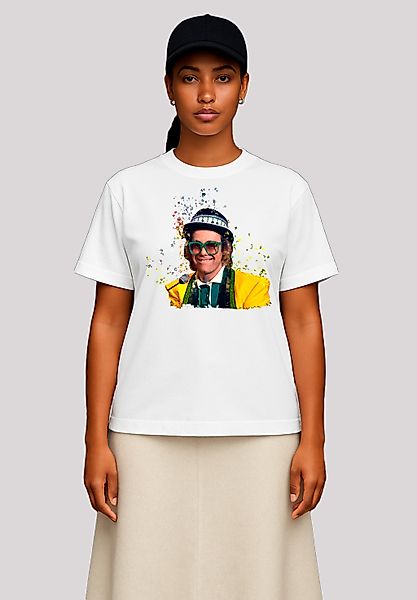 F4NT4STIC T-Shirt "TV Times Elton John At The Piano 1977", Premium Qualität günstig online kaufen