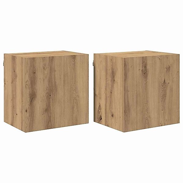 vidaXL Wand-TV-Schränke 2 Stk Artisan-Eiche 40,5x30x40cm Holzwerkstoff 8829 günstig online kaufen
