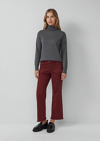 s.Oliver Bootcut-Jeans Jeans-Hose Cropped Jeans / günstig online kaufen
