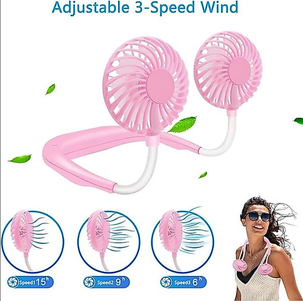 NASUM Handventilator Aroma Therapy Nackenlüfter - Tragbarer Halsventilator günstig online kaufen