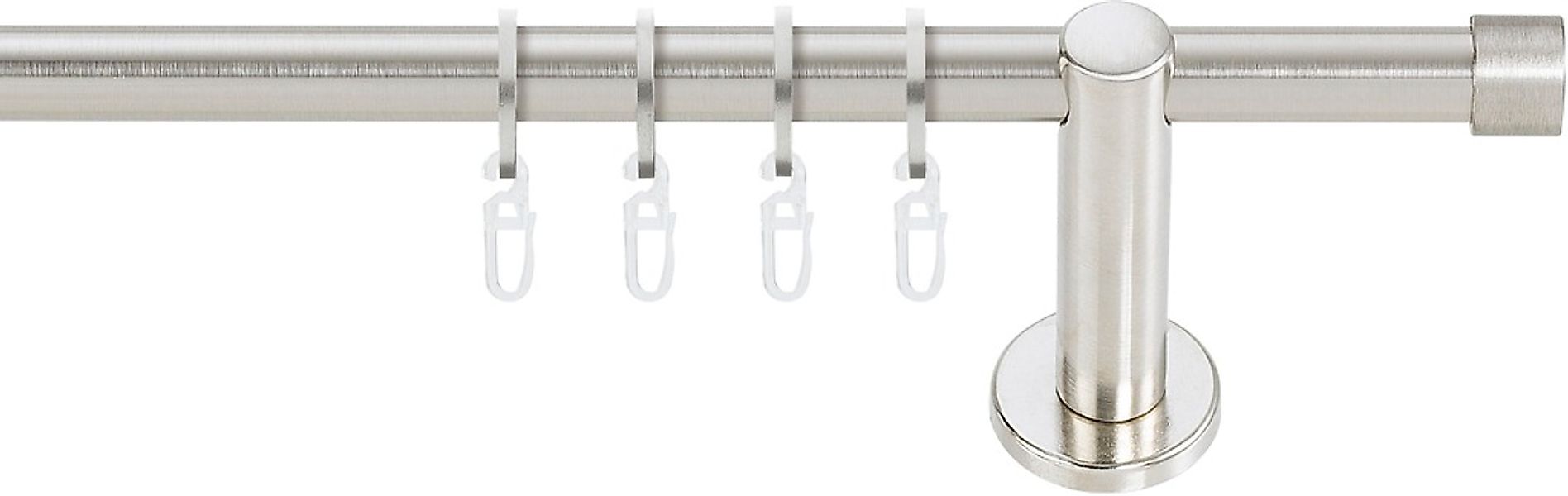 GARESA Gardinenstange "WILLI" Ø 16 mm 1 läufig-läufig Fixmaß günstig online kaufen