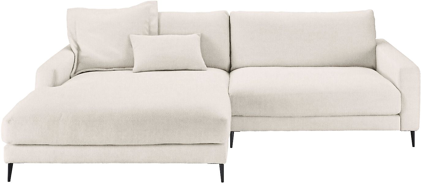 INOSIGN Ecksofa »Downtown, B/T/H: 272/190/84 cm L-Form«, weicher Sitzkomfor günstig online kaufen