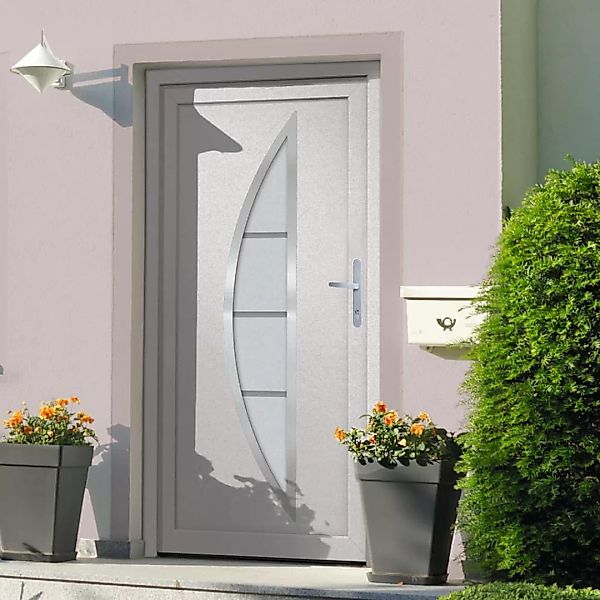 vidaXL Haustür Haustür Weiß 98x208 cm günstig online kaufen