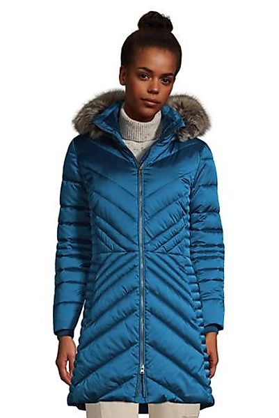 Warmer Wintermantel THERMOPLUME, Damen, Größe: S Normal, Blau, Polyester, b günstig online kaufen