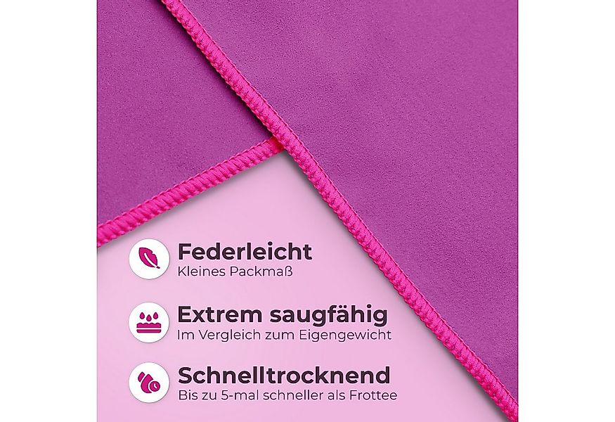 NirvanaShape Reisehandtuch Mikrofaser Handtuch, Badehandtuch, Reisehandtuch günstig online kaufen