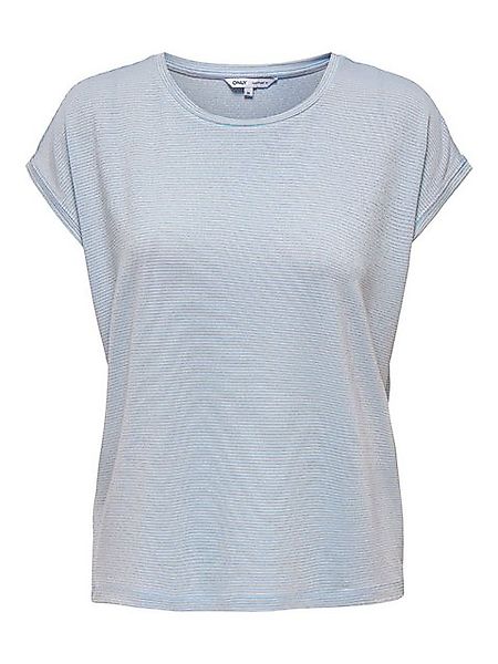ONLY T-Shirt Rundhalsausschnitt, Modische Glitzer Naht Textur (1-tlg) ONLCL günstig online kaufen