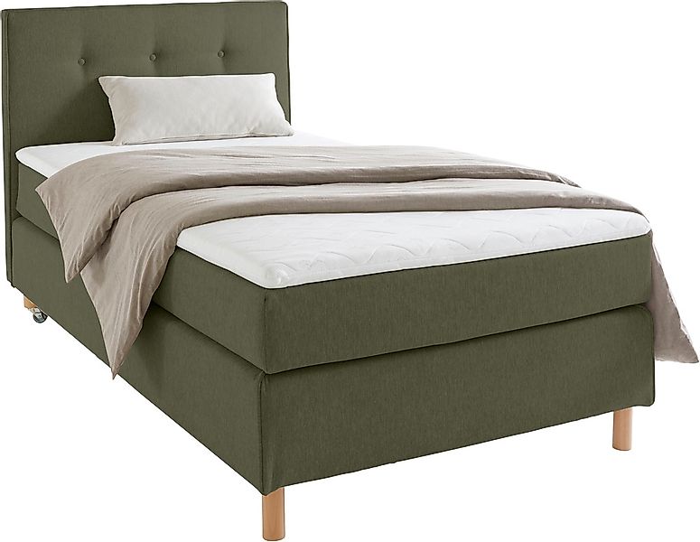 Home affaire Boxspringbett »Heimatblick 100x200cm beliebig erweiterbar zu D günstig online kaufen