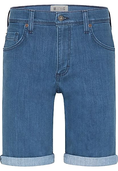 Mustang Herren Jeans Short WASHINGTON - Slim Fit Blau Light Blue Mid Blue D günstig online kaufen