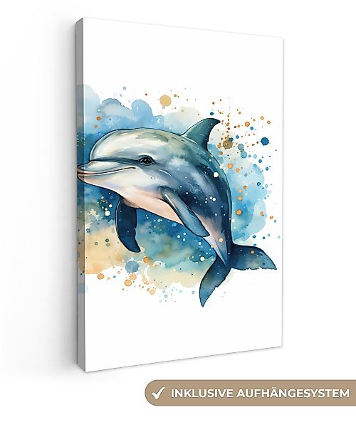 OneMillionCanvasses® Leinwandbild Delfin - Tiere - günstig online kaufen