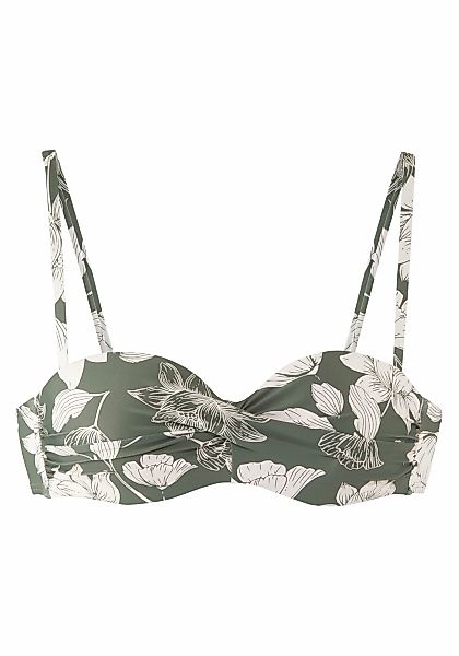s.Oliver Bügel-Bandeau-Bikini-Top "Lady" mit floralem Design günstig online kaufen