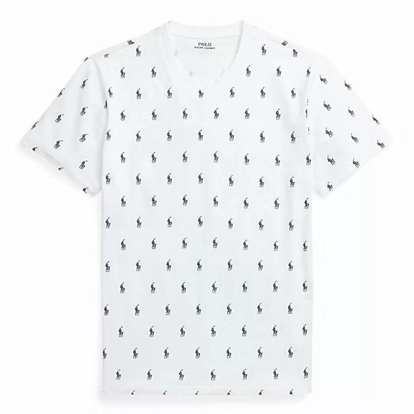 Polo Ralph Lauren T-Shirt Herren T-Shirt CREW-SLEEP TO, Allover-Logo-Print günstig online kaufen