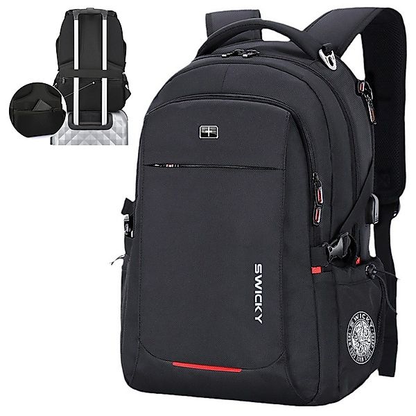 MODFU Laptoprucksack Schulrucksack Rucksäcke Wasserbeständig Laptoptasche günstig online kaufen