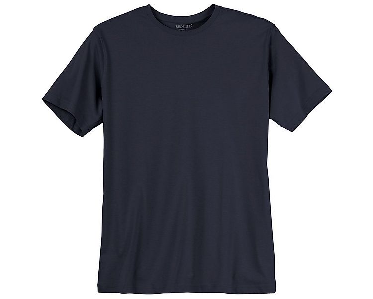 redfield Rundhalsshirt Redfield Übergrößen T-Shirt dunkelblau günstig online kaufen