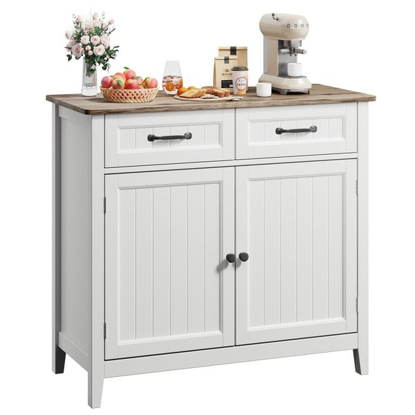 Bealife Sideboard Küchenschrank mit Arbeitsplatten,mit 2 günstig online kaufen