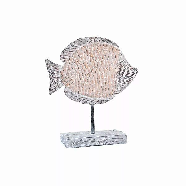 Deko-figur Dkd Home Decor Natürlich Grau Harz Fisch Mediterraner (27,4 X 9 günstig online kaufen