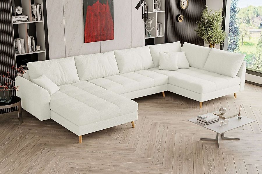 99rooms Wohnlandschaft Bello, Sofa, U-Form, links oder rechts bestellbar, R günstig online kaufen