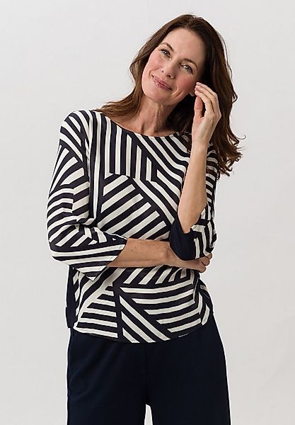 FRANK WALDER Blusenshirt im aparten Streifendessin günstig online kaufen