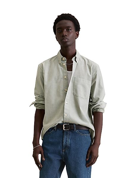 Marc OPolo DENIM Langarmhemd "aus Bio-Baumwoll-Oxford-Qualität" günstig online kaufen