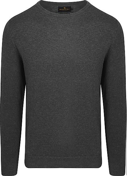 Steppin' Out Pullover Merinowolle Anthrazit - Größe S günstig online kaufen