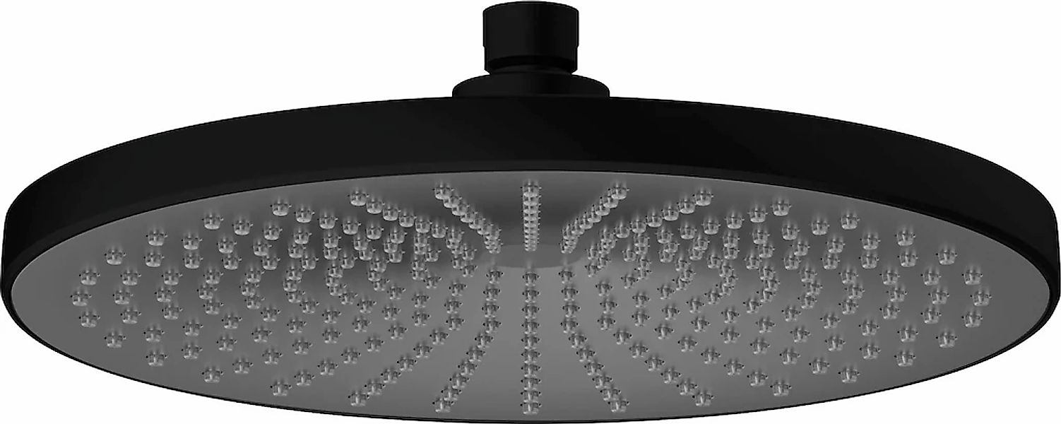 WENKO Regenduschkopf "Ultimate Shower" 1 Stk. tlg. Schwarz/Grau, Ø 25 cm günstig online kaufen