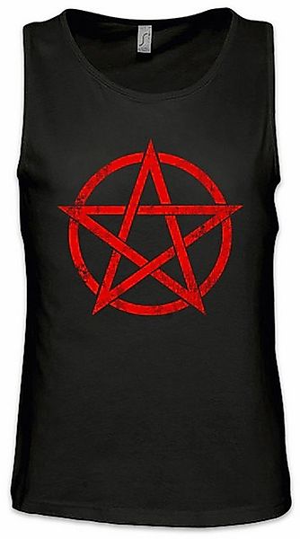 Urban Backwoods Tanktop Red Pentagram Sign Ärmelloses T-Shirt Satan Crowley günstig online kaufen