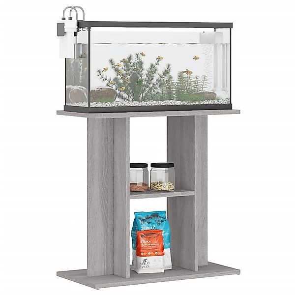 vidaXL Aquariumunterschrank Aquariumständer Grau Sonoma 60 günstig online kaufen